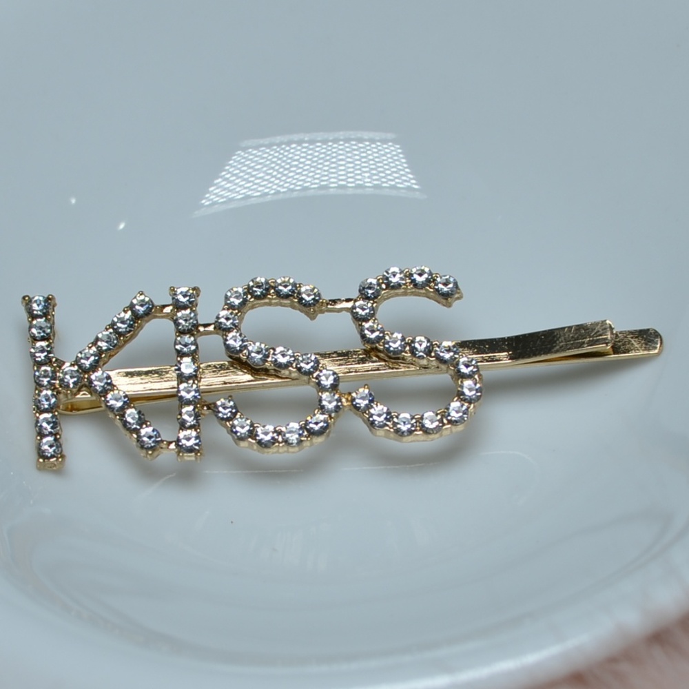 Text Hair Pin - Picture 2 of 3